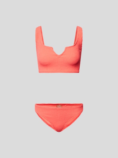 Sorbet Island Bikini mit Strukturmuster Rot 2