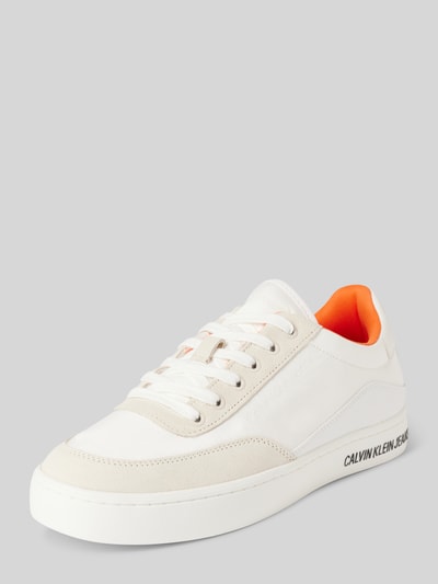 Calvin Klein Jeans Sneaker mit Label-Print Offwhite 1