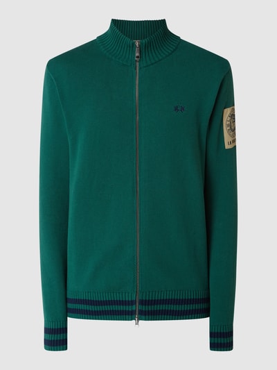 La Martina Strickjacke aus Baumwolle  Grün 2