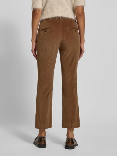 Weekend Max Mara High waist coduroy broek, model 'MARRUCA' Hazelnoot - 5