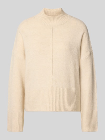 ONLY Relaxed fit gebreide pullover met wol model 'WHITNEY' Ecru gemêleerd - 2