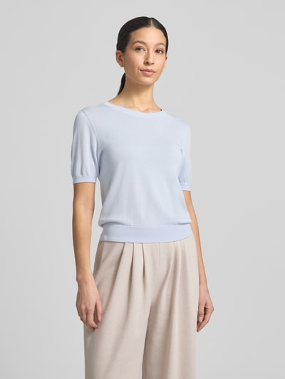 GUIDO MARIA KRETSCHMER WOMAN Strickshirt mit Rundhalsausschnitt Modell 'Arabella' Hellblau 4
