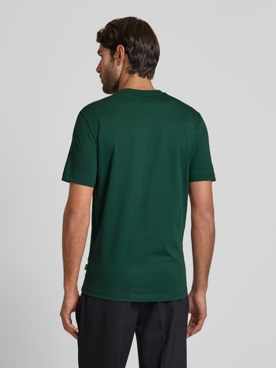 BOSS T-shirt met labelprint, model 'Thompson' Groen - 5