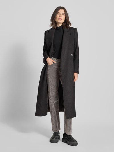 Angels Spodnie sztruksowe z 5 kieszeniami model ‘Lara’ Ciemnoszary 1