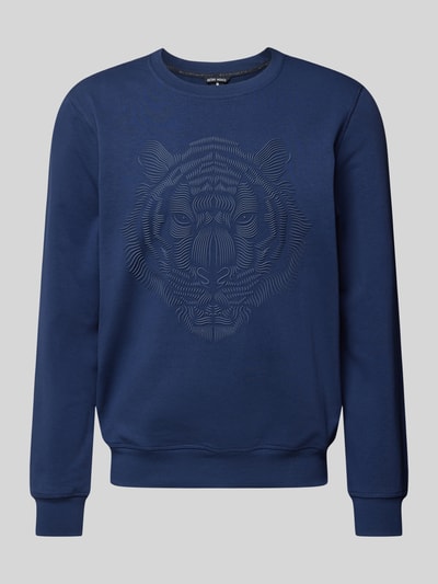 Antony Morato Sweatshirt mit Motiv-Print Dunkelblau 1