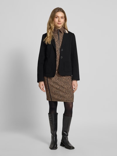 Marc Cain Blazer met reverskraag Zwart - 1