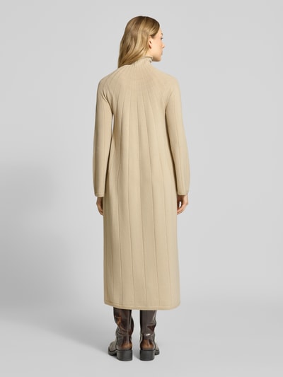 MM Loose Fit Strickkleid aus reiner Schurwolle Modell 'CILE' Beige 5