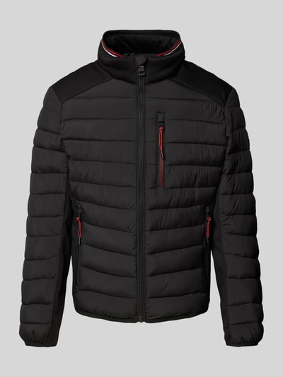 Tom Tailor Regular Fit Steppjacke mit Stehkragen Black 1