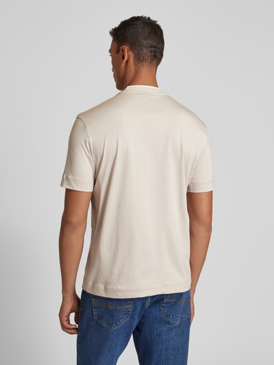 Emporio Armani T-Shirt mit Label-Print Beige 5