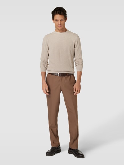 Antony Morato Strickpullover in unifarbenem Design Beige 1