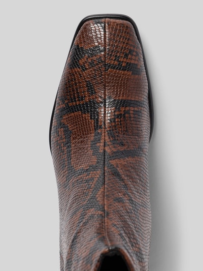Tamaris Stiefeletten in Leder-Optik Dunkelbraun 3
