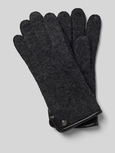 Roeckl Walkhandschuhe aus reiner Schurwolle Anthrazit 1