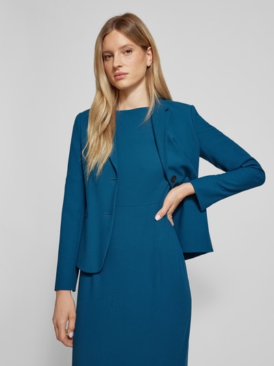 Windsor Knielanges Kleid mit 3/4-Arm Petrol 3