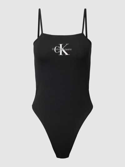 Calvin Klein Jeans Body z nadrukiem z logo Czarny 2