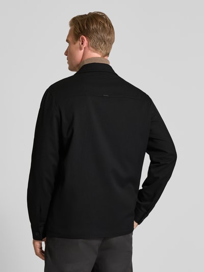 Antony Morato Regular fit overhemdjack met reverskraag Zwart - 5
