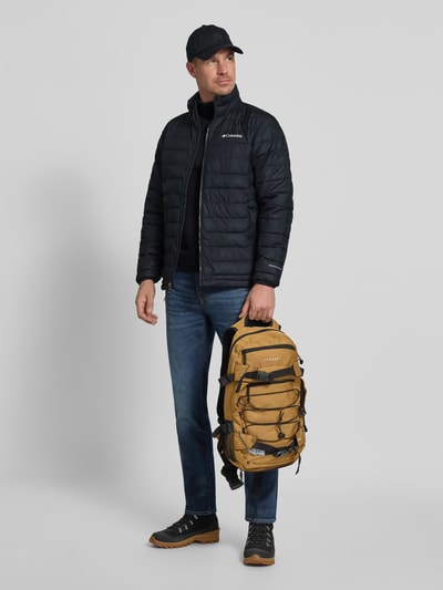 COLUMBIA Steppjacke mit Label-Print Black 1