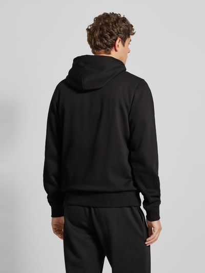 CHAMPION Hoodie mit Label-Stitching Black 5