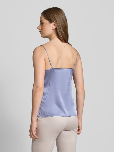Marc Cain Seidentop mit Spitzenbesatz Lavender 5