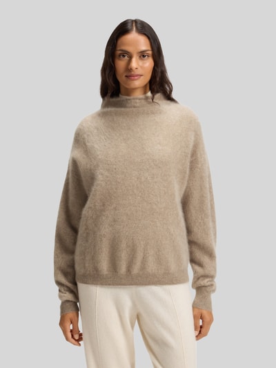 BOSS Relaxed Fit Strickpullover aus reinem Kaschmir Modell 'FROVINA' Beige 4