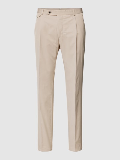 Windsor Chino met klepzak, model 'Silvi' Beige - 2