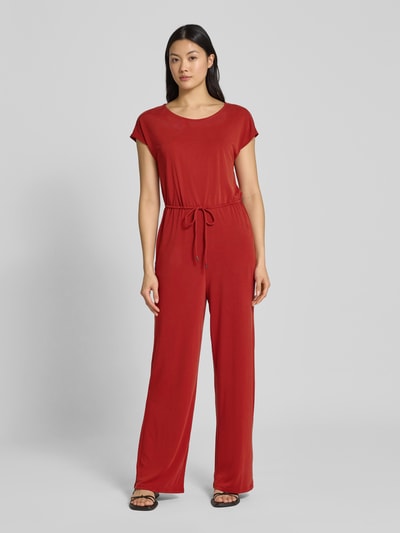Christian Berg Woman Kombinezon z tunelem w pasie Ciemnoczerwony 4
