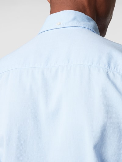 Eton Regular Fit Business-Hemd aus Oxford  Bleu 3