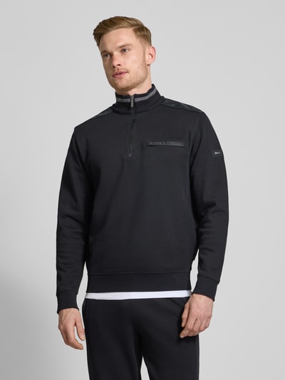 bugatti Sweatshirt mit Label-Detail Black 4