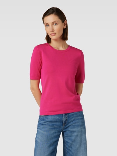 Christian Berg Woman Selection T-Shirt in Strick-Optik Pink 4