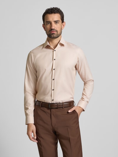 Jake*s Regular Fit Business-Hemd mit Kentkragen Sand 4