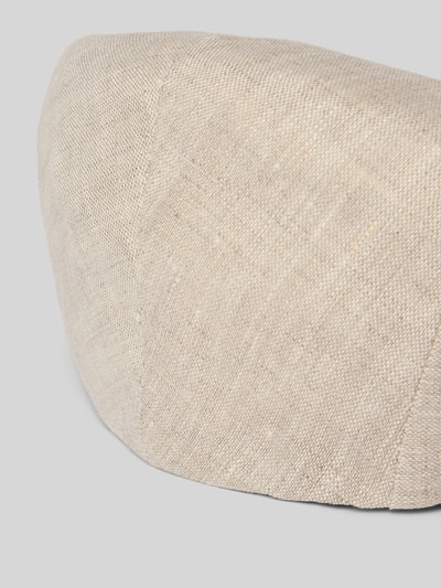 Müller Headwear Schiebermütze aus Leinen Modell 'GATSBY' Beige 2