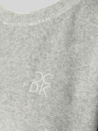 CCDK Copenhagen Pyjamabovendeel met ronde hals, model 'Svea' Lichtgrijs - 2