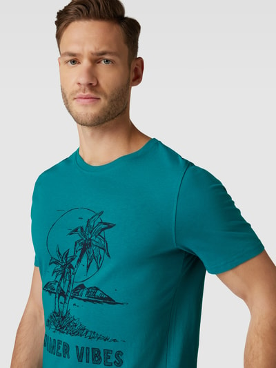 MCNEAL T-shirt met motiefprint Smaragdgroen - 3