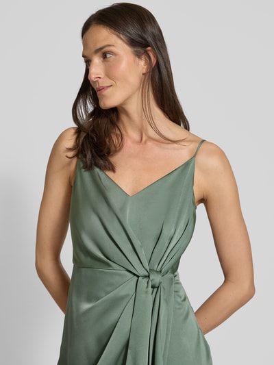Jake*s Cocktail Cocktailkleid mit Knoten-Detail Schilf Melange 3