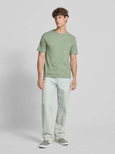 Jack & Jones T-Shirt mit Brusttasche Modell 'JAKE' Mint 1