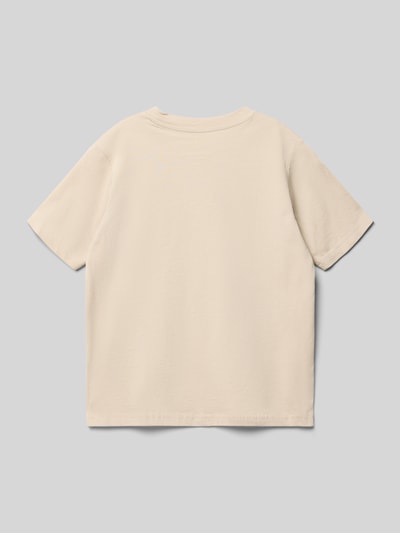 Productfoto, Regular Fit T-shirt met logoprint model 'Estar' van JACK & JONES, puur katoen, ronde hals, ruglengte maat 140: 50 cm