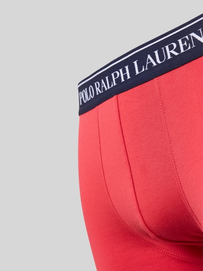 Polo Ralph Lauren Underwear Boxershort met elastische band met logo in een set van 3 stuks Lichtrood - 2