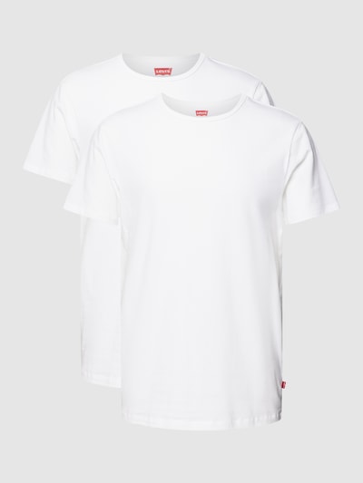 Levi's® T-Shirt mit Label-Detail im 2er-Pack Weiss 2