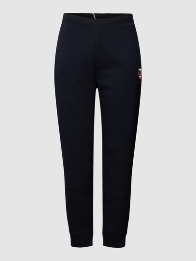 Tommy Hilfiger Curve PLUS SIZE Sweatpants mit Label-Stitching Modell 'MONOGRAM' Marine 2