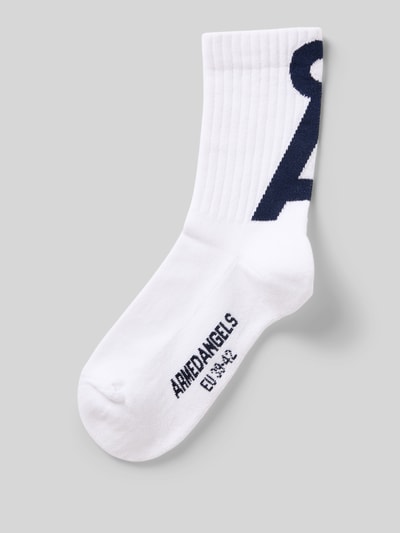 Armedangels Socken aus Baumwoll-Mix Modell 'SAAMUS SHORT' Weiss 1