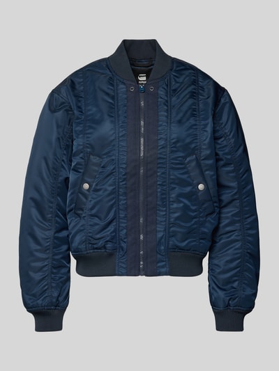 G-Star Raw Bomberjack met opstaande kraag en steekzakken Donkerblauw - 2