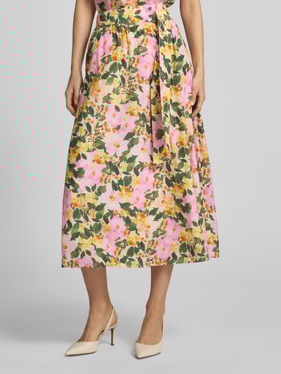 More & More Midirock mit Bindegürtel Multi Stylebop 4