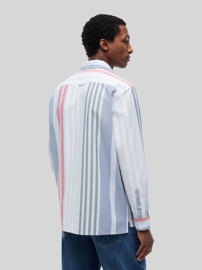 Tommy Jeans Relaxed Fit Freizeithemd aus reiner Baumwolle Hellblau 5