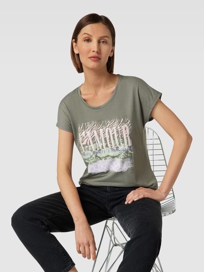 Montego T-Shirt mit Motiv-Print Schilf 3