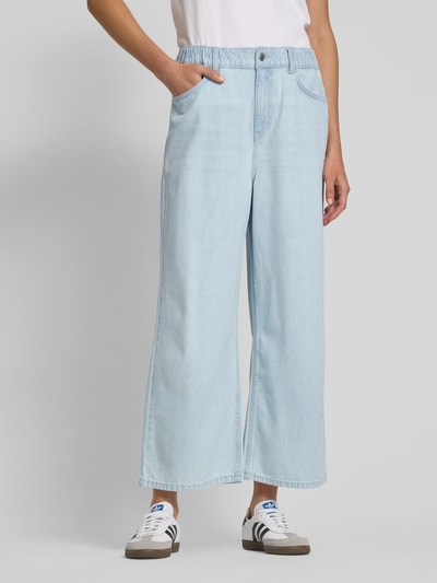 JAKE*S STUDIO WOMAN Wide leg jeans met elastische band Lichtblauw gemêleerd - 4