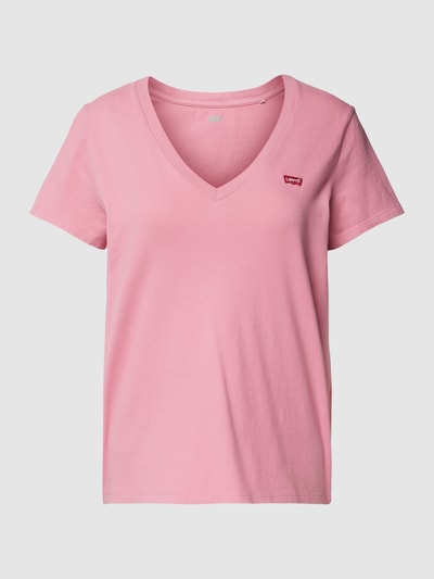 Levi's® T-Shirt mit Label-Patch Modell 'TAMELESS' Pink 2