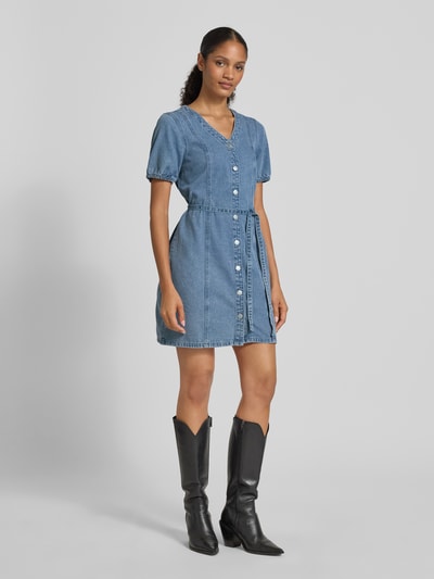 Vero Moda Regular fit jeansjurk van een mix van katoen en viscose, model 'JANET' Lichtblauw - 1