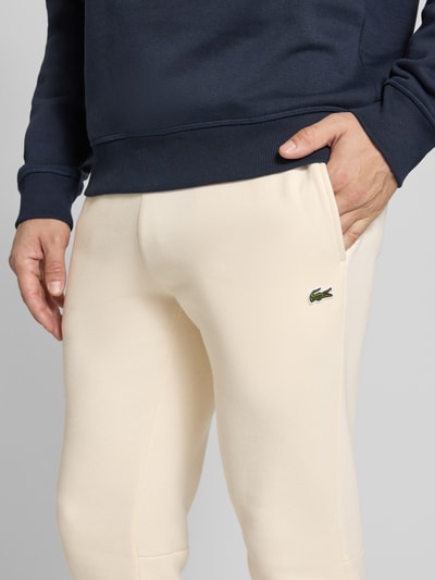 Lacoste Regular Fit Sweatpants aus Baumwoll-Mix Offwhite 3
