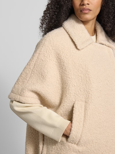 Milano Italy Kurtka z rękawem o dł. 1/2 i wykładanym kołnierzem Złamany biały 3