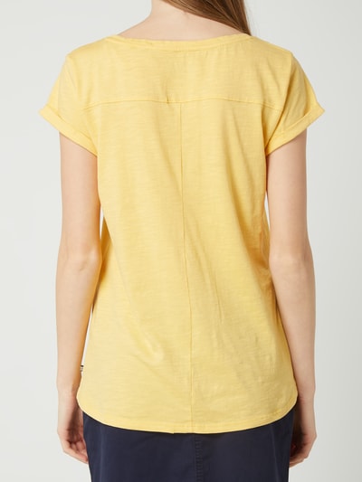 Esprit T-Shirt aus Organic Cotton  Hellgelb 5