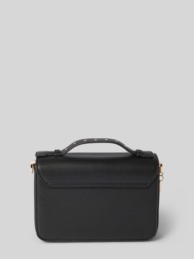 Seidenfelt Handtasche mit Tragehenkel und Nieten Modell 'SENJA' Black 4